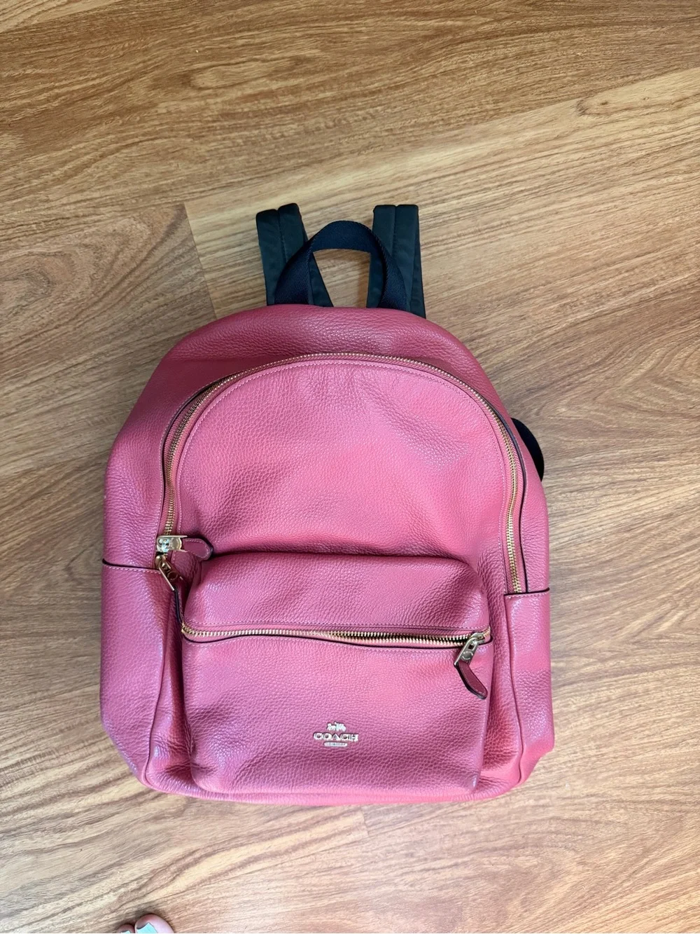 Coach pebbled leather